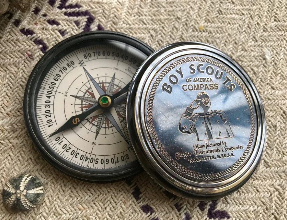 Antique Sundial Compass Brass Nautical Marine Pocket Compass Set Of 20 Unit