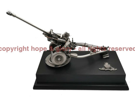 105 LIGHT GUN Pewter Statue