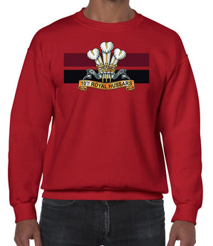 10th Royal Hussars Front Printed Sweater