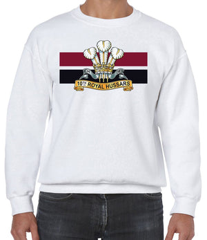 10th Royal Hussars Front Printed Sweater