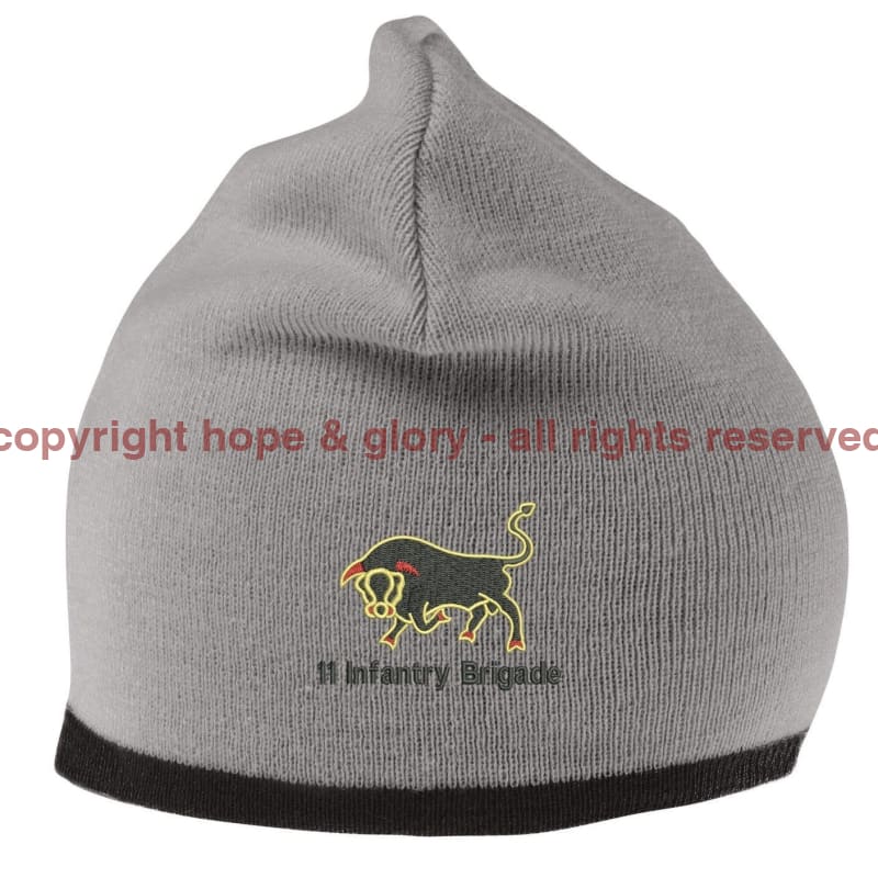 Beanie Hat - 11th Infantry Brigade Embroidered Beanie Hat