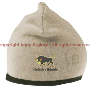 Beanie Hat - 11th Infantry Brigade Embroidered Beanie Hat