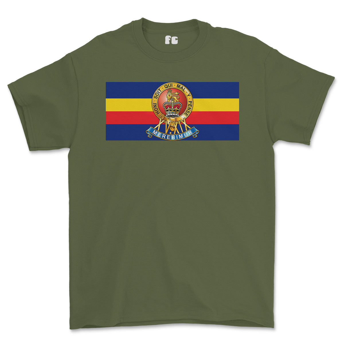 15th 19th King's Royal Hussars Printed T-Shirt