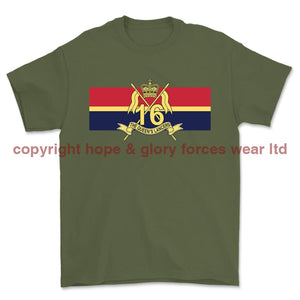 16th-5th The Queen's Royal Lancers Printed T-Shirt