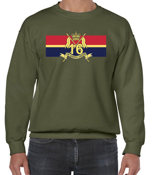 16th-5th The Queen's Royal Lancers Front Printed Sweater