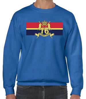 16th-5th The Queen's Royal Lancers Front Printed Sweater