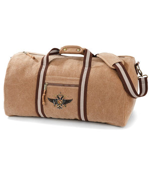 1st The Queen's Dragoon Guards Vintage Canvas Holdall