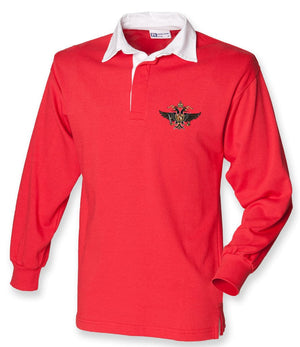 1st The Queen's Dragoon Guards Long Sleeve Rugby Shirt