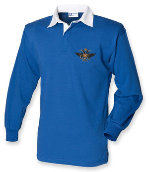 1st The Queen's Dragoon Guards Long Sleeve Rugby Shirt