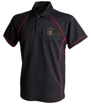 1st The Queen's Dragoon Guards Unisex Performance Polo Shirt