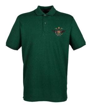 1st The Queen's Dragoon Guards Embroidered Pique Polo Shirt