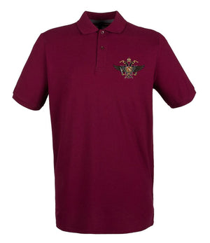 1st The Queen's Dragoon Guards Embroidered Pique Polo Shirt