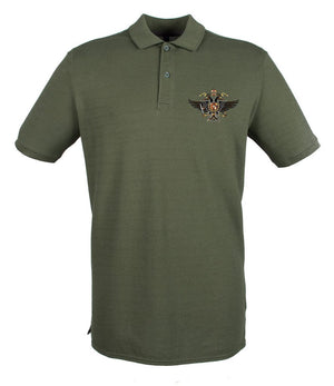 1st The Queen's Dragoon Guards Embroidered Pique Polo Shirt