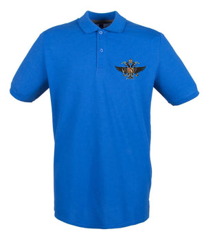 1st The Queen's Dragoon Guards Embroidered Pique Polo Shirt