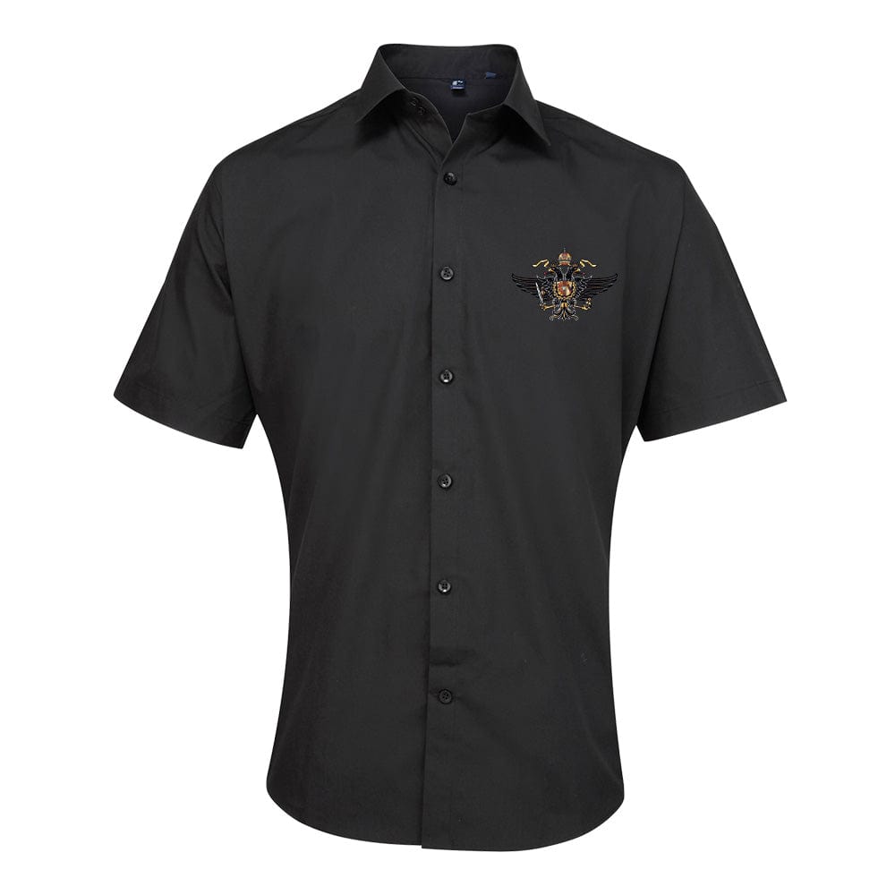 1st The Queen's Dragoon Guards Embroidered Short Sleeve Oxford Shirt