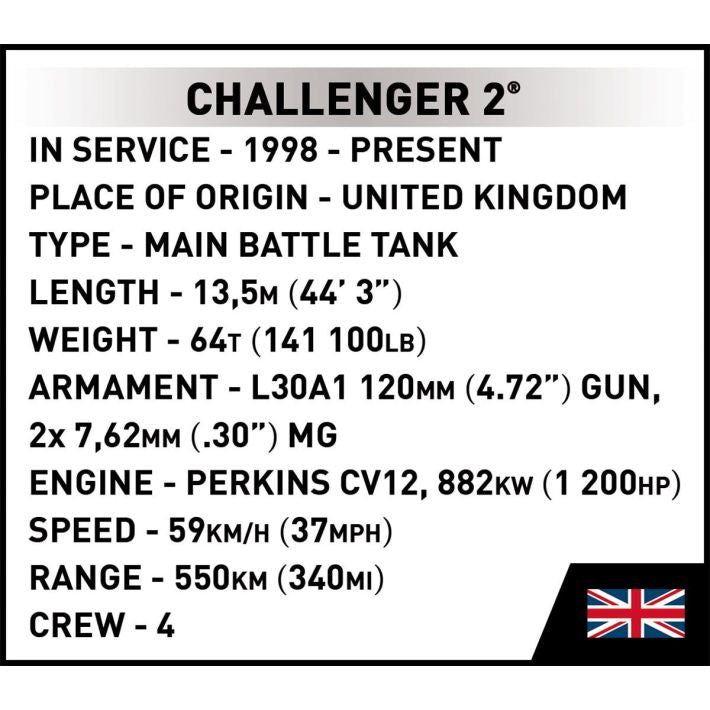 Challenger 2 Model Brick Tank