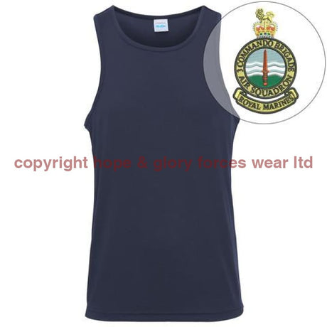 T-Shirts - 3 Commando Brigade Air Squadron Embroidered Sports Vest