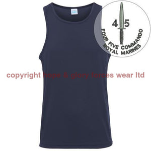 T-Shirts - 45 Commando Embroidered Sports Vest