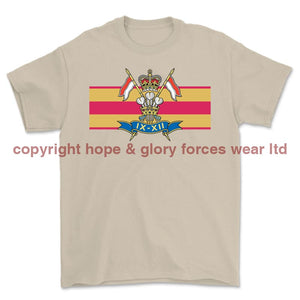 9th-12th Royal Lancers Printed T-Shirt