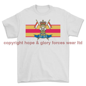 9th-12th Royal Lancers Printed T-Shirt