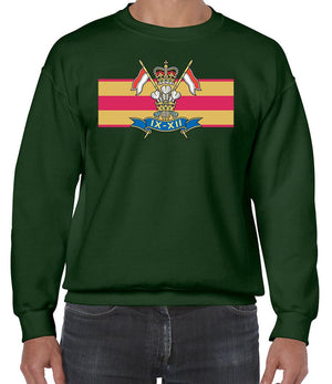 9th-12th Royal Lancers Front Printed Sweater