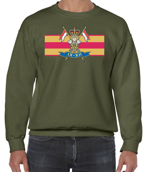 9th-12th Royal Lancers Front Printed Sweater