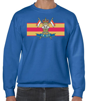 9th-12th Royal Lancers Front Printed Sweater