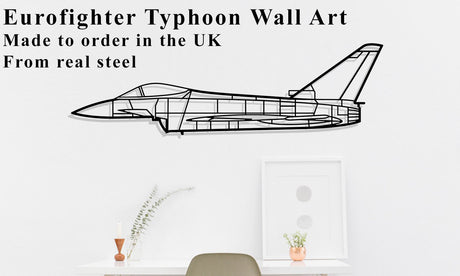 Eurofighter Typhoon Jet Metal War Art