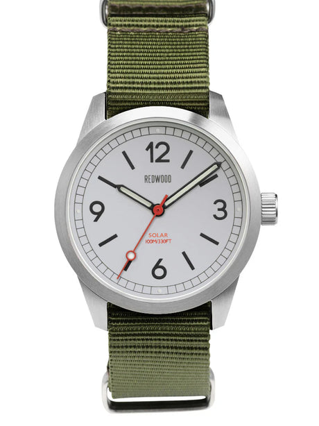 The V3 Military Ops White Field Watch (Solar)