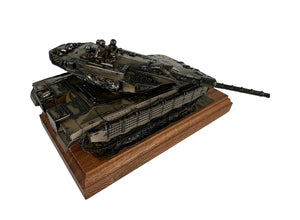 IDF Merkava Mk3 MBT Cold Cast Bronze Resin Presentation