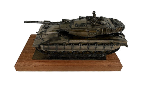 IDF Merkava Mk3 MBT Cold Cast Bronze Resin Presentation