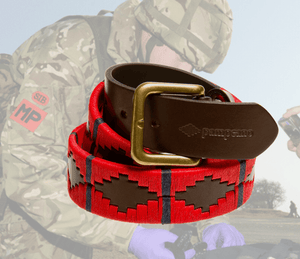 ADJUTANT GENERAL'S CORPS ( AGC )LEATHER POLO BELT