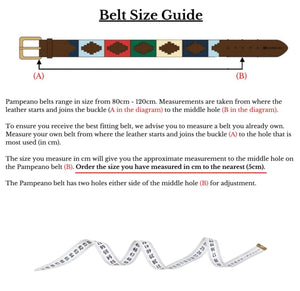 Adjutant General’s Corps (Agc) Leather Polo Belt Regimental