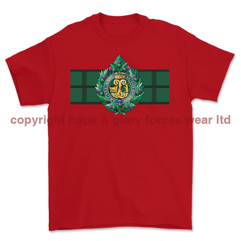 Argyll And Sutherland Highlanders Printed T-Shirt