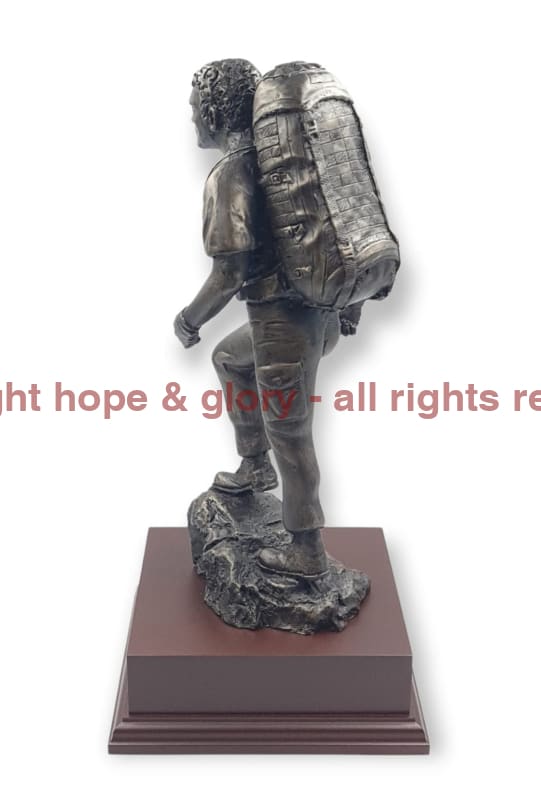 Armed Forces PTI with Bergen Cold Cast Bronze Figurine