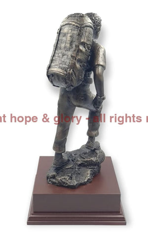 Armed Forces PTI with Bergen Cold Cast Bronze Figurine