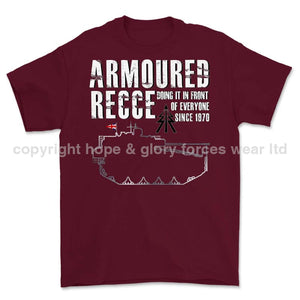 Armoured Recce Doing In Front of Everyone Printed T-Shirt