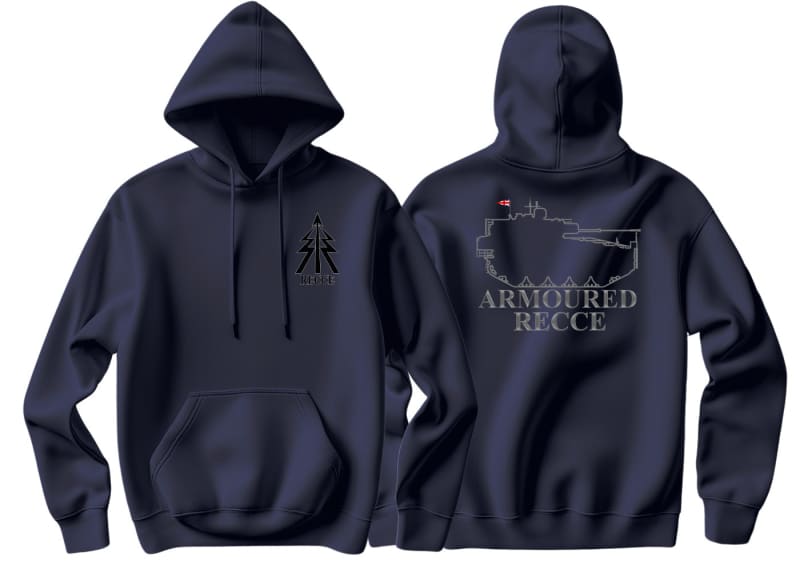 Armoured Recce Double Side Printed Hoodie