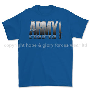 Army Be The Best Beat The Rest Printed T-Shirt