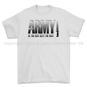 Army Be The Best Beat The Rest Printed T-Shirt