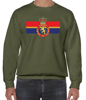 Army Cadet Force Front Printed Sweater