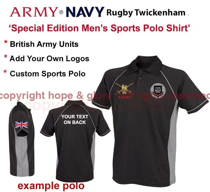 Army v Navy British Army Special Edition Sports Polo