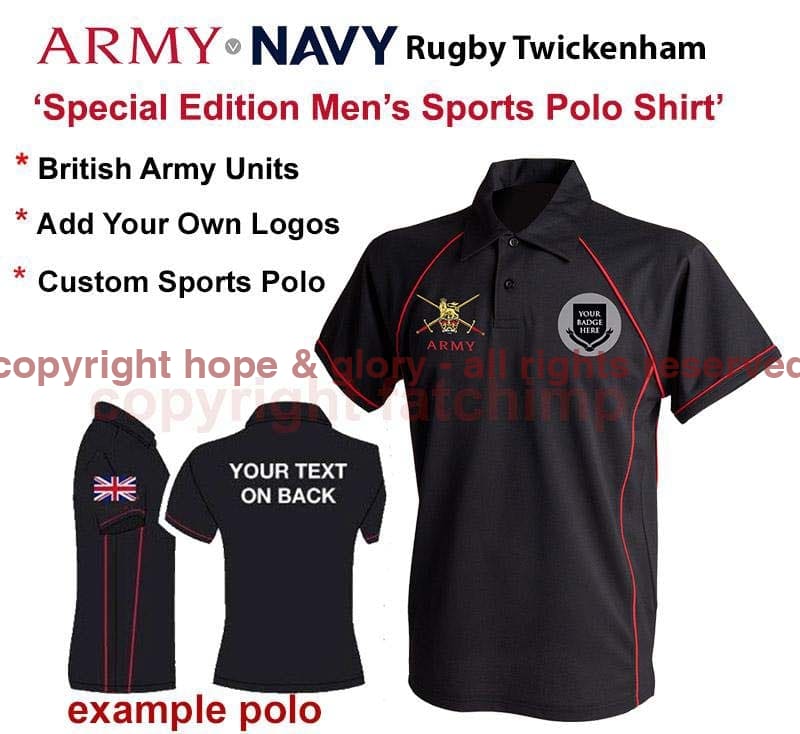 Army v Navy British Army Special Edition Sports Polo