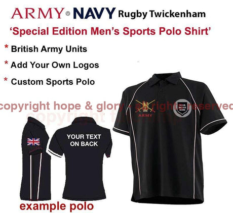 Army v Navy British Army Special Edition Sports Polo