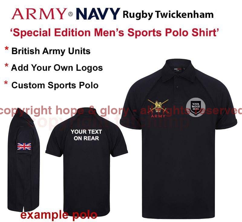 Army v Navy British Army Special Edition Sports Polo