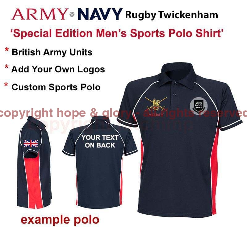 Army v Navy British Army Special Edition Sports Polo