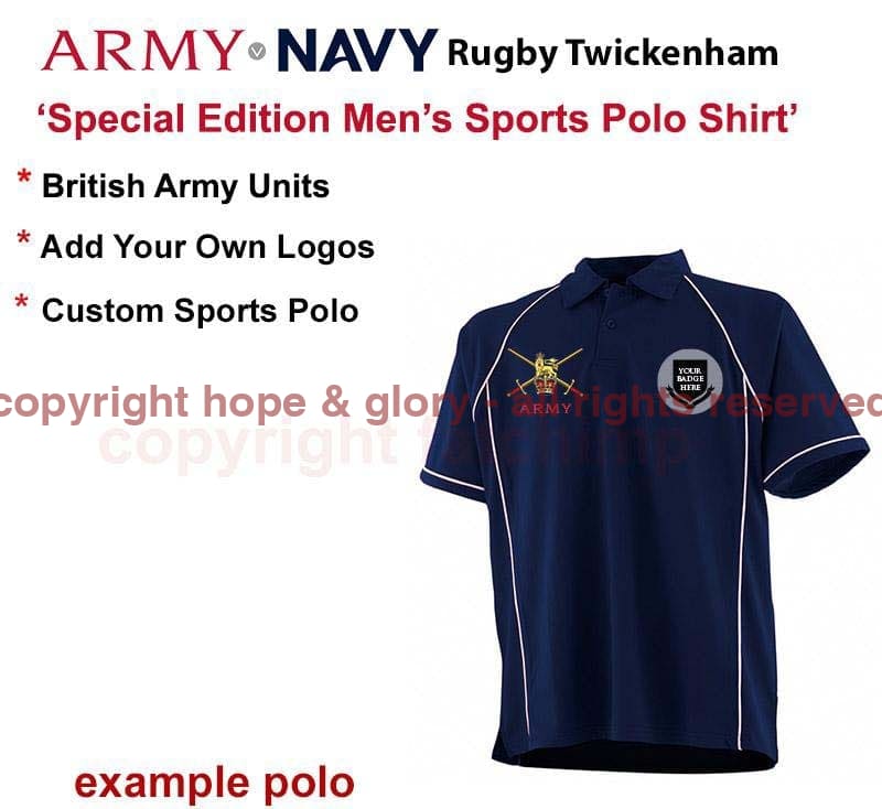 Army v Navy British Army Special Edition Sports Polo