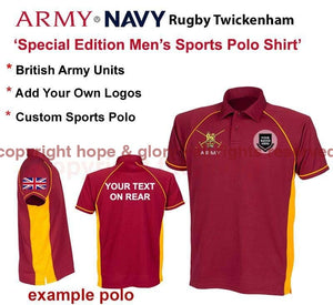 Army v Navy British Army Special Edition Sports Polo