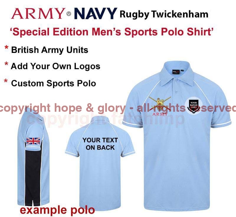 Army v Navy British Army Special Edition Sports Polo