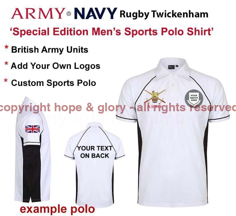 Army v Navy British Army Special Edition Sports Polo